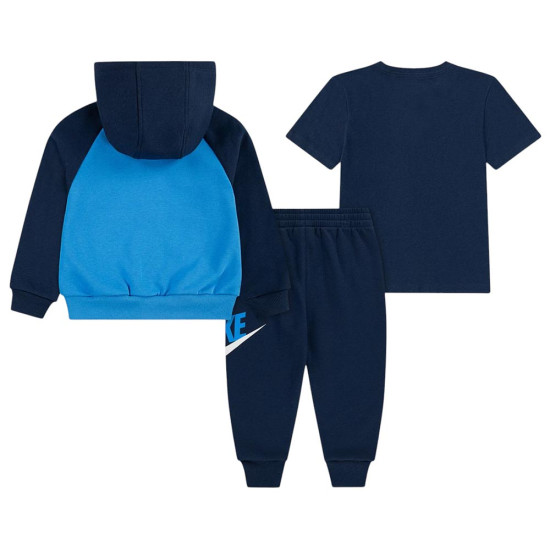 Nike Βρεφικές φόρμες σετ Color Blocked Set 3 pcs